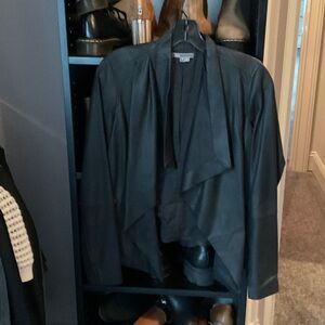 Black Women's leather jacket